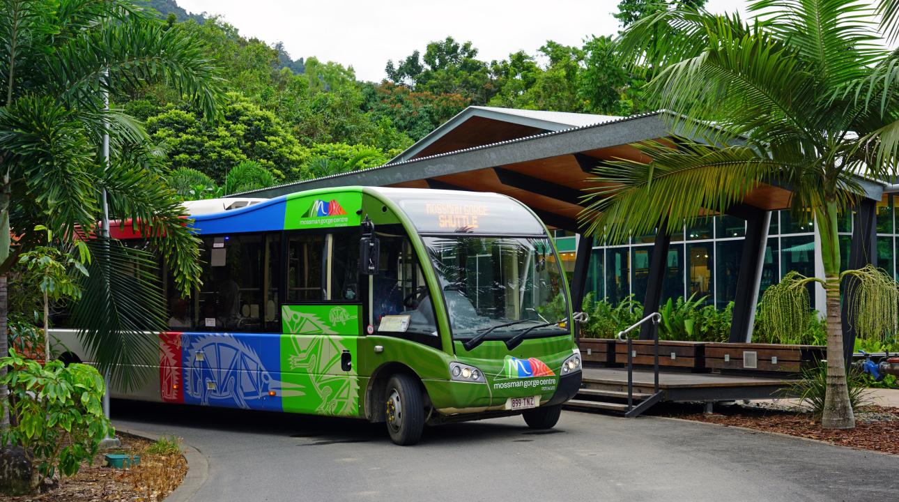 The shuttle bus