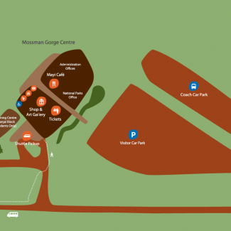 Mossman Gorge Visitor Centre Map