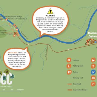 Mossman Gorge Area Map